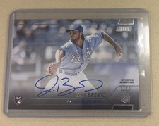 2022 Topps Stadium Club Jake Brentz Autograph Rookie Auto RC #SCBA-JBR Royals
