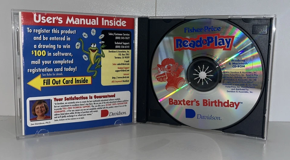 Fisher Price Read & Play: Baxter's Birthday PC MAC CD kids build reading skills! - Image 3 of 3