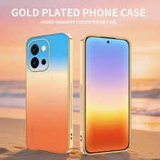 For OnePlus 13T 5G, Fashion Gradient Back Cover Soft Electroplated Frame Case