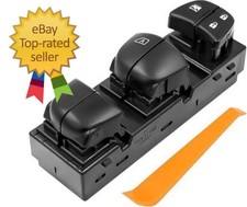Driver Side Master Power Window Switch Compatible with Nissan Juke 2011-2017, Ni