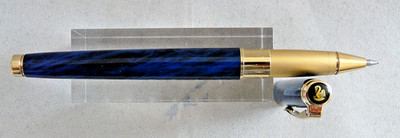 PELIKAN CELEBRY R 580 (Rollerball) Saphirblau / Gold # 1997-2005 # (1967S)