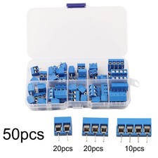Screw Terminal Block Connectors Pack of 50 Designed for Safety and Durability