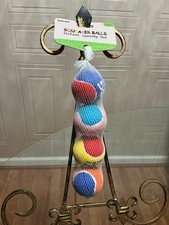 INSUM 4 packs Squeaky Tennis Balls for Dogs Pets Colorful Easy Catching Pet 2  