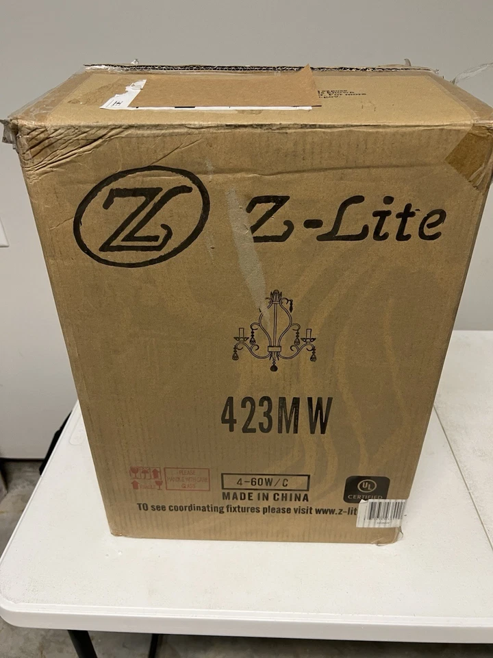 Lámpara de araña Z-Lite Princess 423MW blanco mate 4 luces Foto 3 de 4