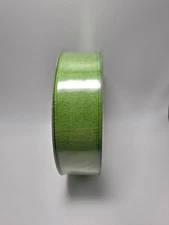 Members Mark Premium Wired Edge Ribbon 50 Yards Green