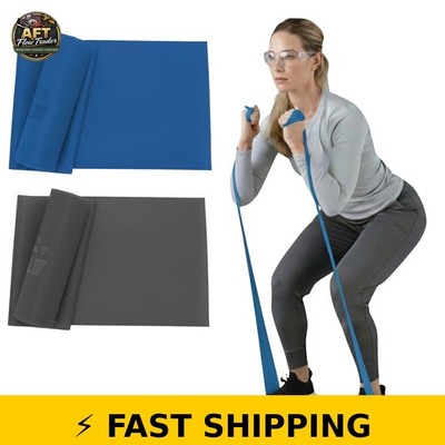 THERABAND Non-Latex Resistance Bands Set, Blue & Black, Advanced
