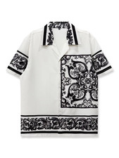 Button Down Shirt Men Fashion European Summer New Men's Short-Sleeved Casual Top
