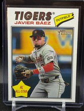 Javier Baez 2026 Topps Heritage All-Star Logo Variation #107 - Detroit Tigers
