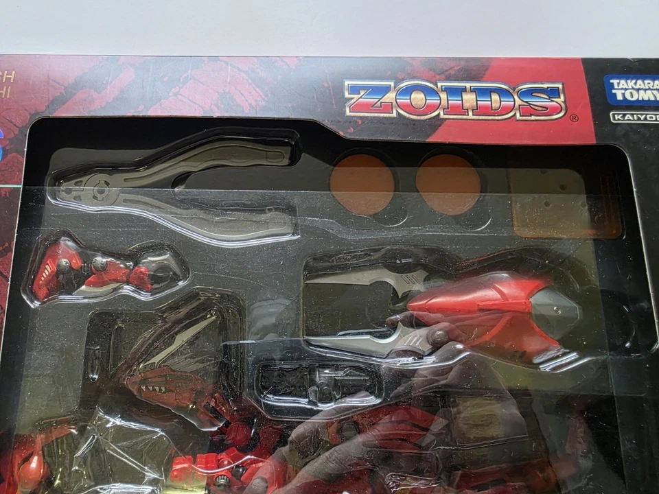 Zoids Geno Breaker Kaiyodo REVOLTECH No96 TAKARA TOMY FIGURE 160x250mm caixa aberta - Imagem 2 de 4