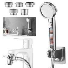 Sink Hose Sprayer Attachment for Faucet, 3 Mode Shower Head Attaches to Chrome