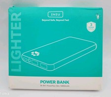 Portable Charger Ultra Slim 10000mAh Black USB C Power Bank