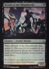Herald of the Dreadhorde - War of the Spark: #93, MTG - Foil Nm C254