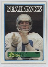 1983 Topps Jim Zorn #393 sq1