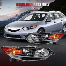 For 2009-2014 Acura Tsx Black Housing Headlights Assembly Left Right Headlamp For 2009-2014 Acura Tsx Black Housing Headlights Assembly Left Right Headlamp