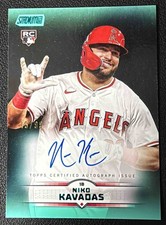 2025 Topps Stadium Club Niko Kavadas #SCBA-NK Auto Turquoise Foil 48/99 Angels🔥
