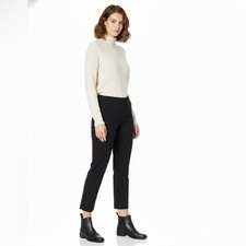 Chico's Pants Classic Black Pull On Ankle Capri Cropped Size 2,5 US14