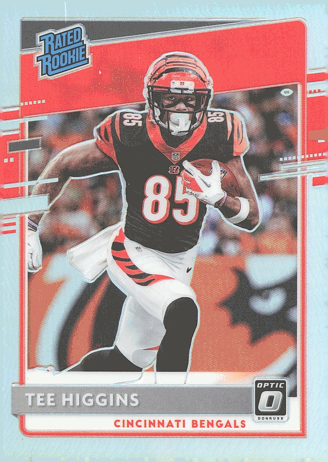 2020 Donruss Optic #160 Tee Higgins Holo