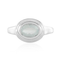 Cavill Aquamarin Ring Damen 0,975Ct Oval Silber 925 Platin Echtschmuck