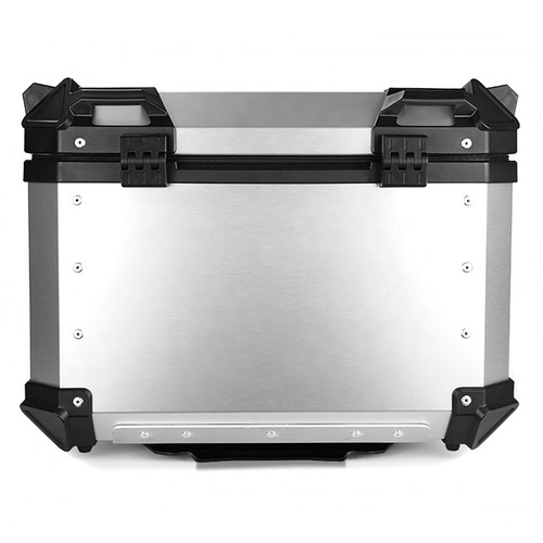 Motorrad Alu Top Case Bagtecs XB65 Aluminium 65 Liter silber gebraucht - Bild 3 von 4