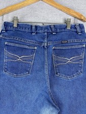Vintage Wrangler Jeans Womens 18 Fits 28x27 Misses Cowboy Made in USA