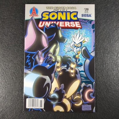 Sonic Universe #26 - Silver the Hedgehog Cover - Scarce Newsstand UPC Variant!