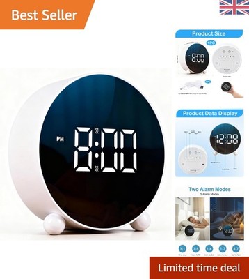 Moderner großer LED Digital Wecker mit Dual Alarm & einstellbarer Helligkeit