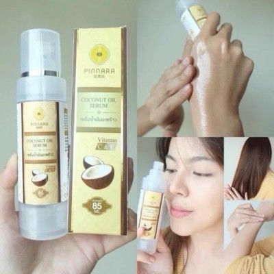Coconut Oil Pinnara Serum Cold Pressed Nourishing Body Face Hair Facial Skin