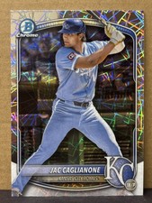 2025 Bowman Chrome - Prospects Jac Caglianone #BCP-154 Laser Refractor (RC)
