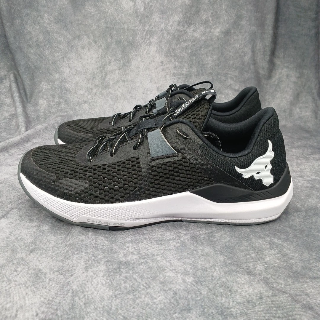 Under Armour Project Rock BSR 2 Black White for sale | eBay