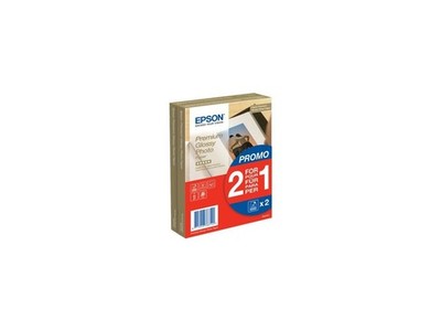 EPSON Premium Glossy Fotopapier, 10 x 15 cm 1 bis 20 Stk SPARE 33%
