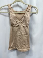 NWOT BALi Shaping Comfort Revolution Size M Beige Build-In Bra Smoothing Tank