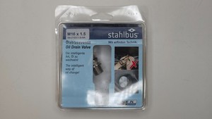 Stahlbus Engine Oil Drain Plug Valve Thread M16x1.5 Clean Oil Change For Subaru