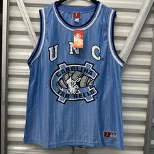 Vintage North Carolina Tar Heels Basketball Jersey Shirt 90s XXL Deadstock UNC