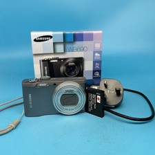 Samsung WB690 12.0MP Digital Compact Camera With Charger, Silver - Tested
