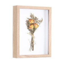 8x6 Inch Shadow Box Display Frame, 3cm Deep Photo Shadow Box, Wood Color