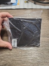 ARIAT BLACK LEATHER RECESSED LOGO BI-FOLD WALLET