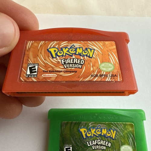 Pokemon: LeafGreen & FireRed Version (Nintendo Game Boy Advance, GBA) Authentic - Picture 4 of 8
