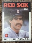 Photo of 1986 Topps #443 Bill Buckner Boston Red Sox Baseball Card