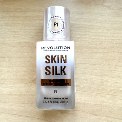 Revolution Skin Silk Serum Foundation F1 Light 0.8 fl oz NEW