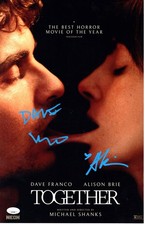Dave Franco & Alison Brie signed 11x17 Poster Tim, JSA Authentication