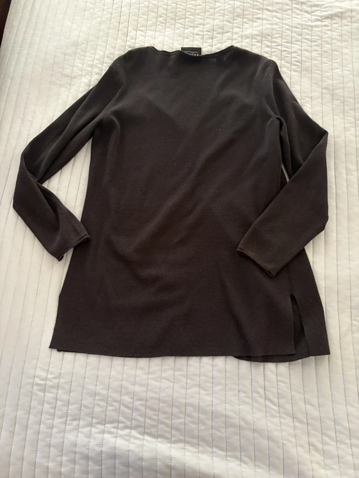 Cardigã Axcess Feminino Longo Preto Tamanho Pequeno - Imagem 4 de 4