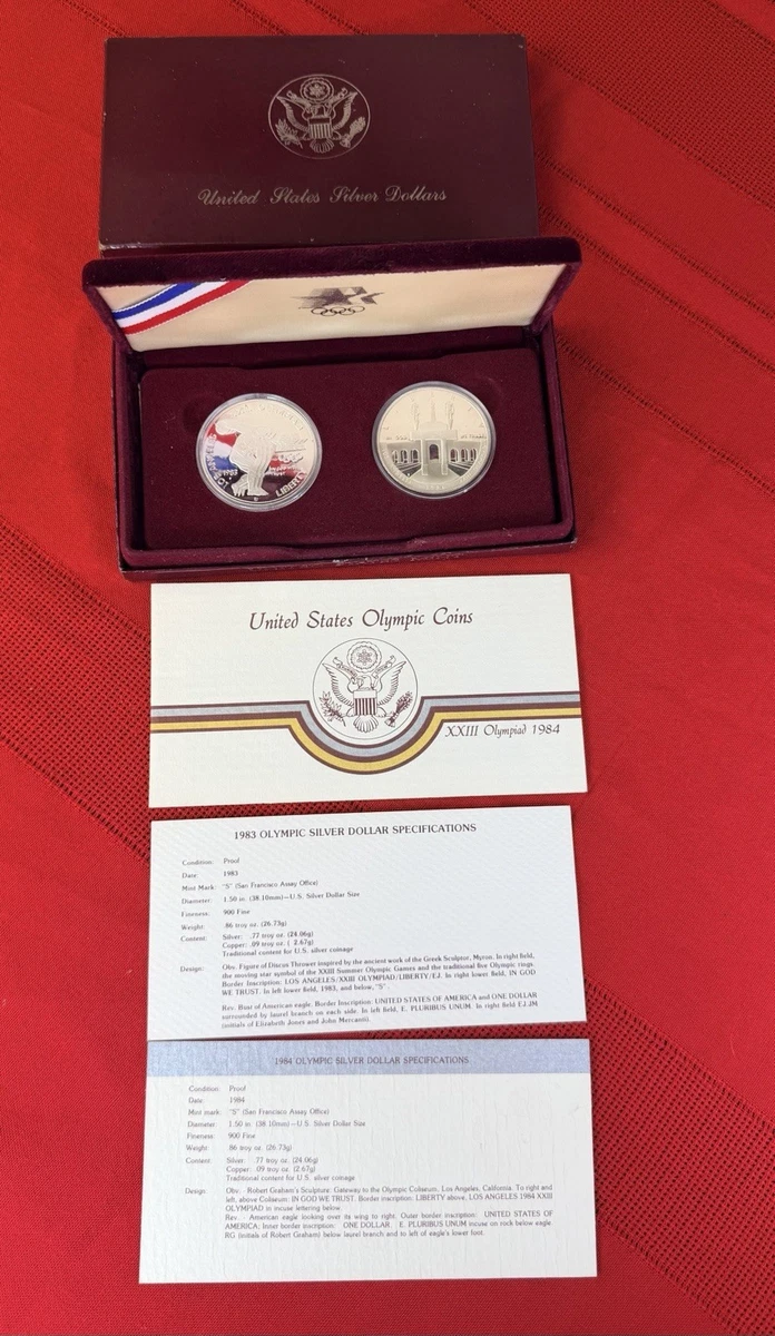 1983 U.S. Mint Certified Proof US Commemorative Coins for sale | eBay