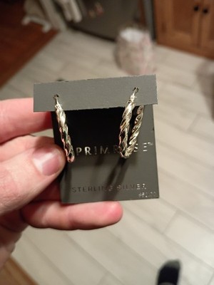 Kohl's Primrose Sterling Silver Hoops