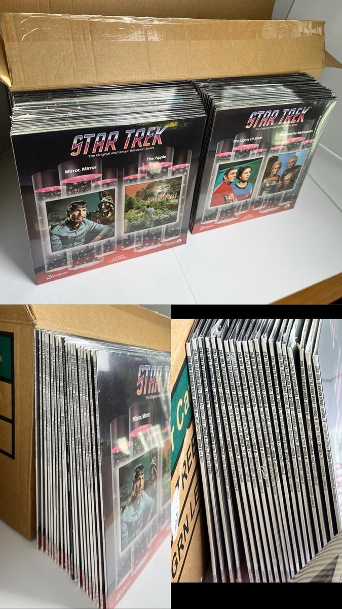(未使用･未開封品)　スペース・トレック [DVD] og8985z Original Uncut 60s STAR TREK Laserdisc Set of 40 Discs Vtg