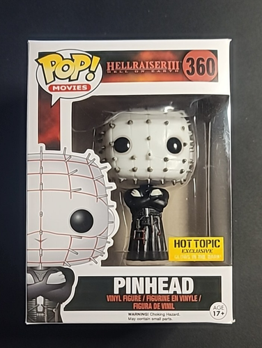 Funko Pop! Hellraiser - Pinhead #360 Glow Hot Topic Exclusive W ...