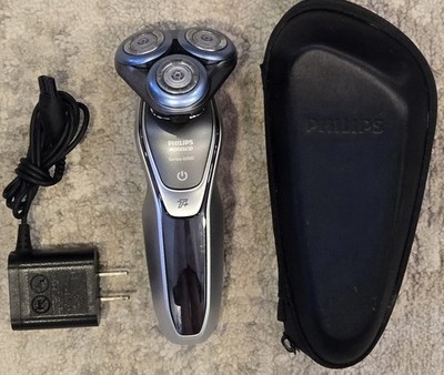 Philips Norelco 6000 Series Flex-Head Wet & Dry Cordless Shaver + Case + Charger