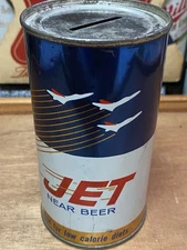 Jet Near Beer Flat Top Beer Can United States Brewing Co Chicago IL Bank Top
