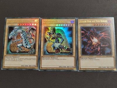Yu-Gi-Oh! White Dragon + Black + Dark Magic LC01-FR | UR NM LC25 Edition