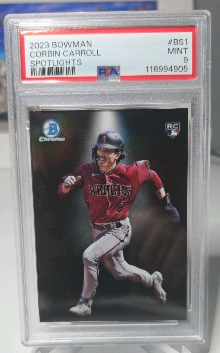 2023 Bowman Spotlight BS-1 CORBIN CARROLL RC - Diamondbacks - PSA 9