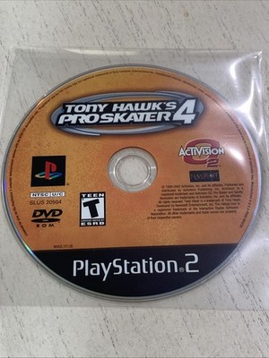 Tony Hawk Pro Skater 4 (PS2) Disc Only - Free Shipping